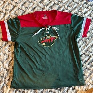 Official licensed NHL Minnesota Wild Jersey. Women’s XXL